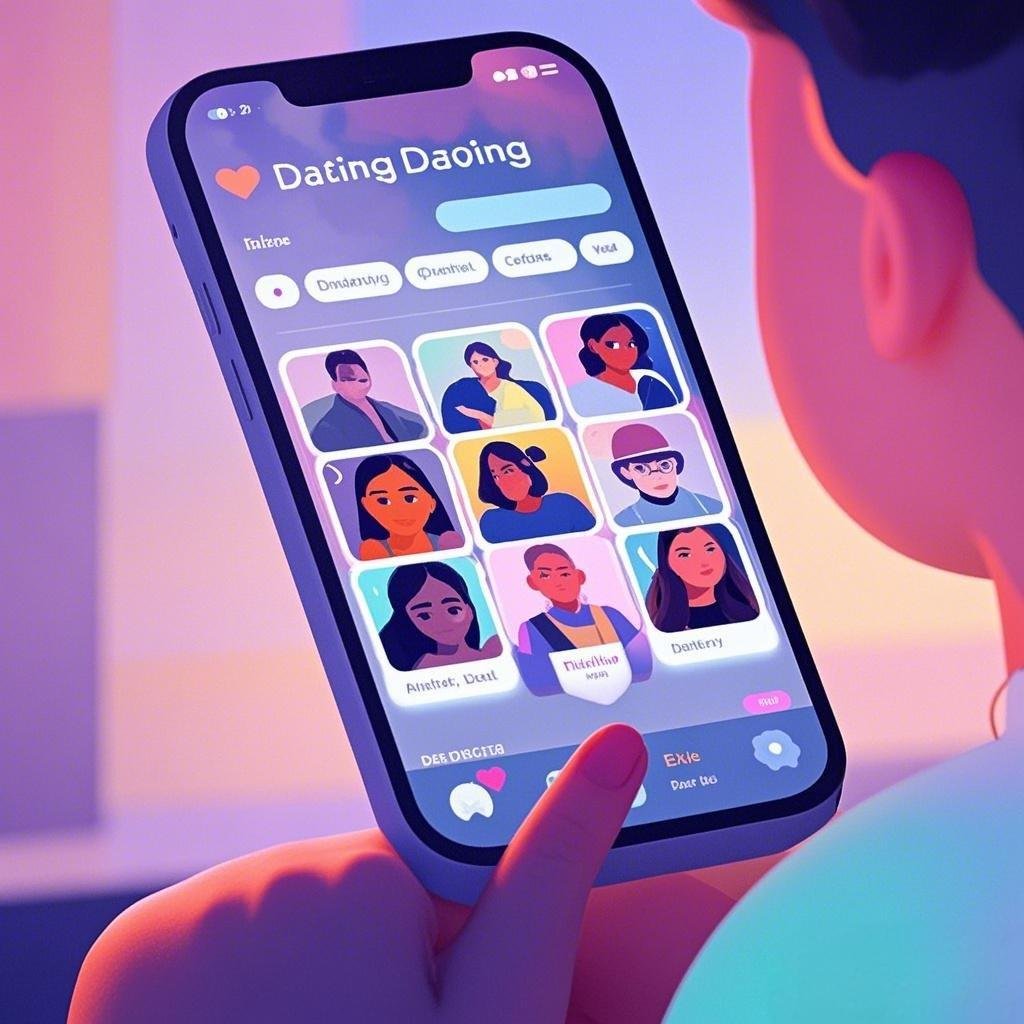 A latecomer exploring the dating scene through a new dating app