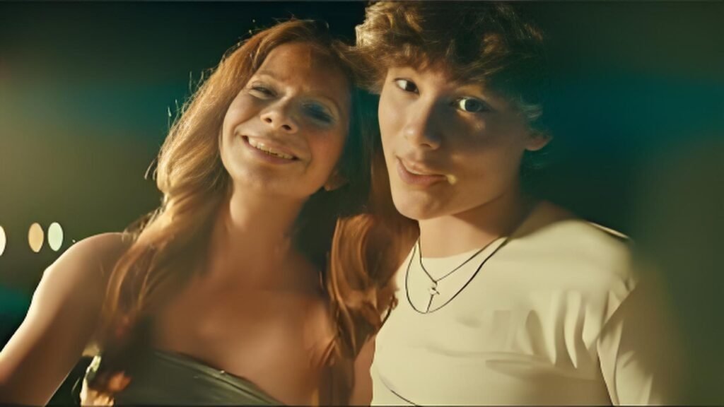 Maddox Batson and Harper Zilmer attending a film premiere, sparking dating rumors.