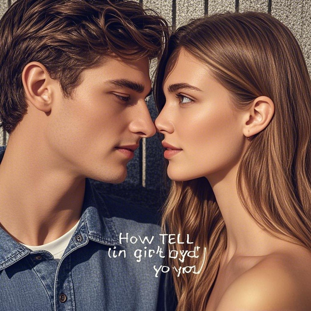 Man and woman making eye contact, indicating 'how to tell if a girl likes you' through eye contact.