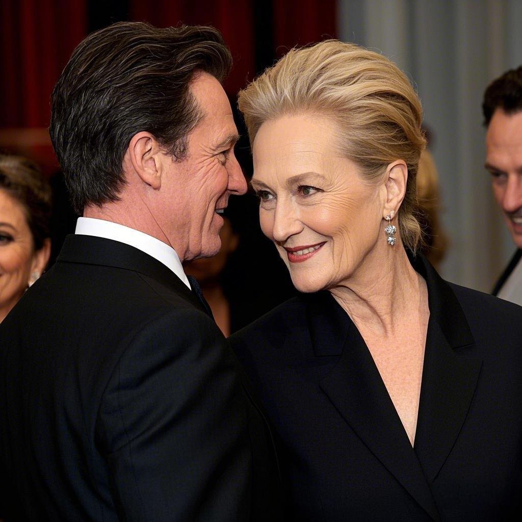 Meryl Streep at an award ceremony, reflecting her iconic career and the intrigue surrounding Meryl Streep dating.