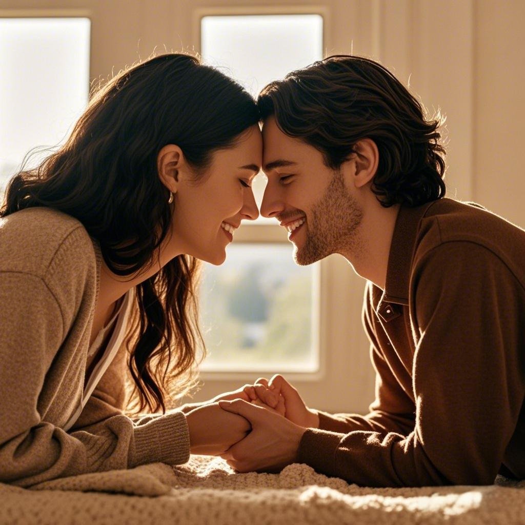 Two partners working together to build trust in a rebound relationship.