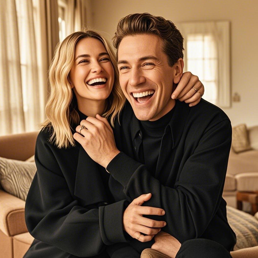 A couple laughing together, demonstrating the importance of humor in relationships.