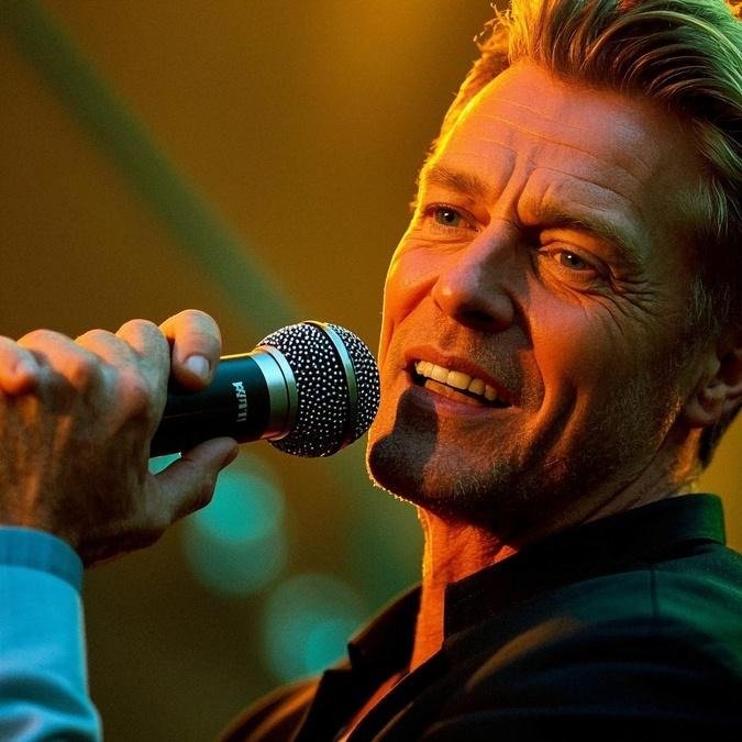 Bryan Adams singing in the music video for 'Really Love a Woman Song'
