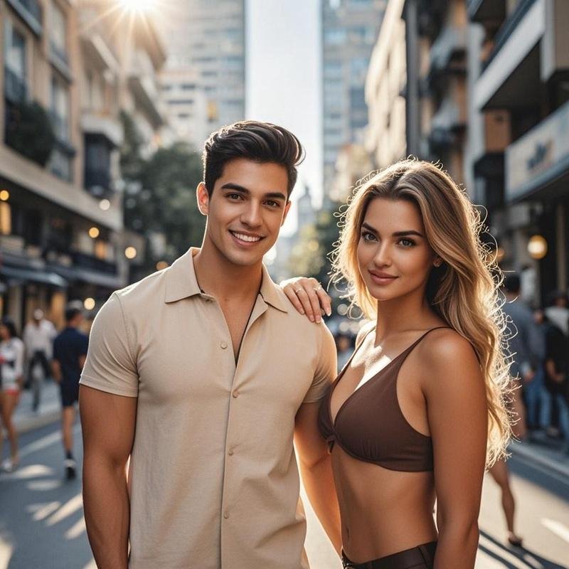 Hot guys showcasing their fashion and fitness on Instagram