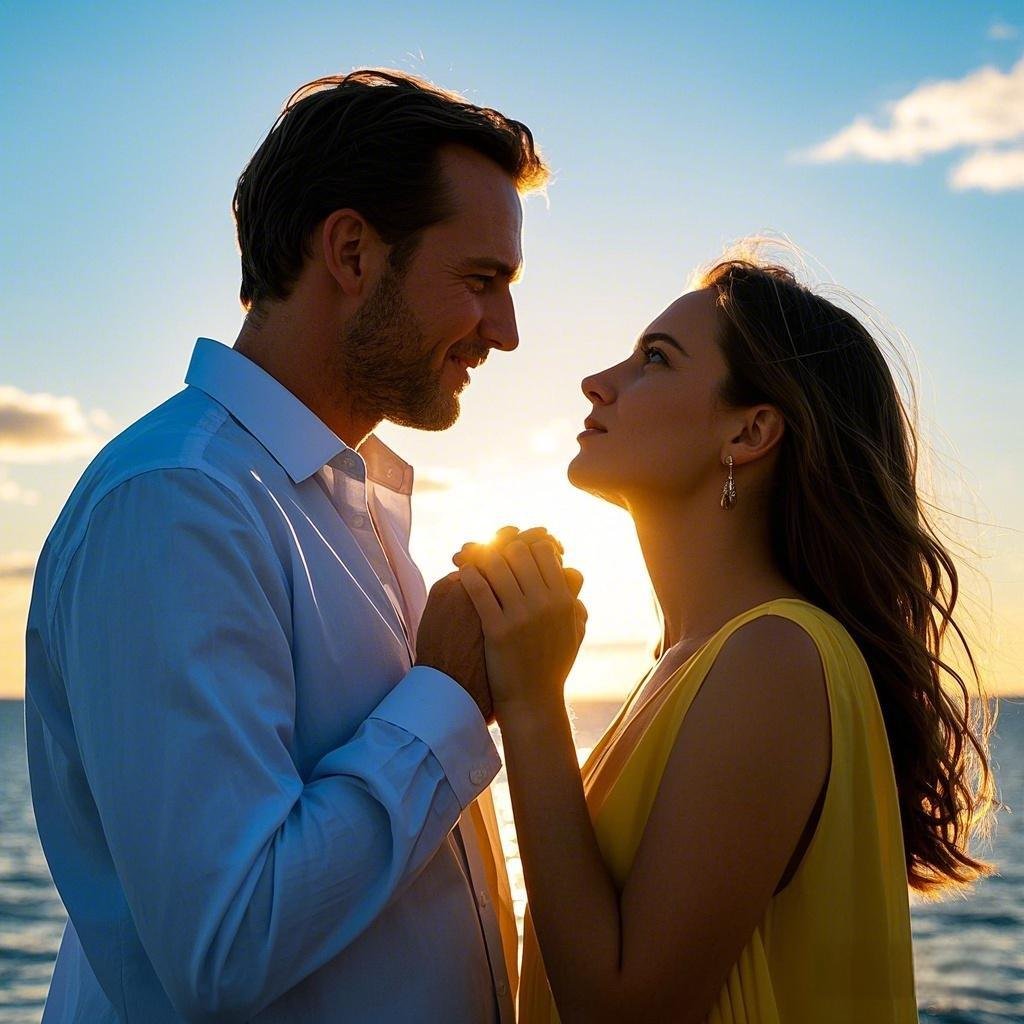Two people holding hands during an exclusive date