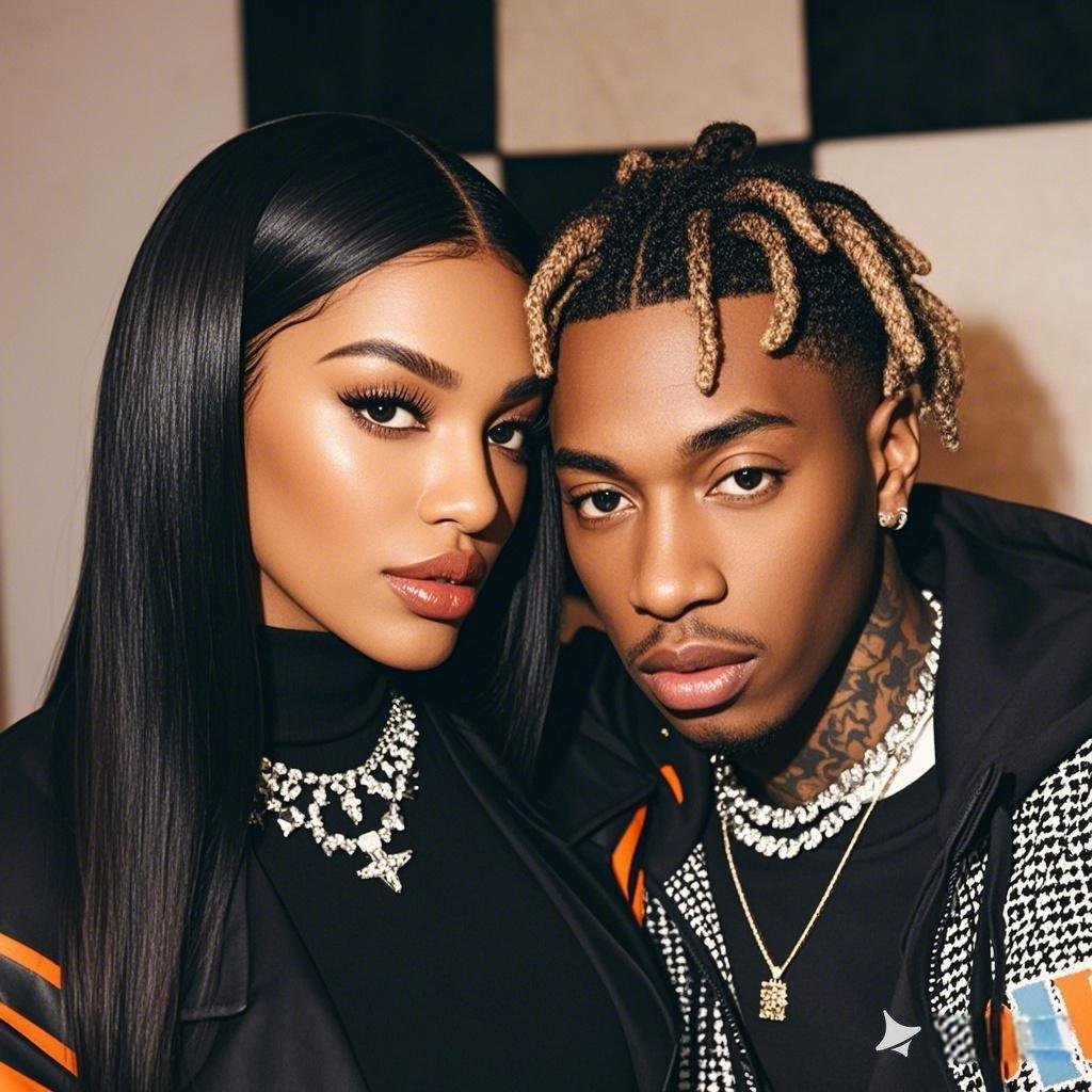 India Westbrooks with rapper Soulja Boy during their relationship