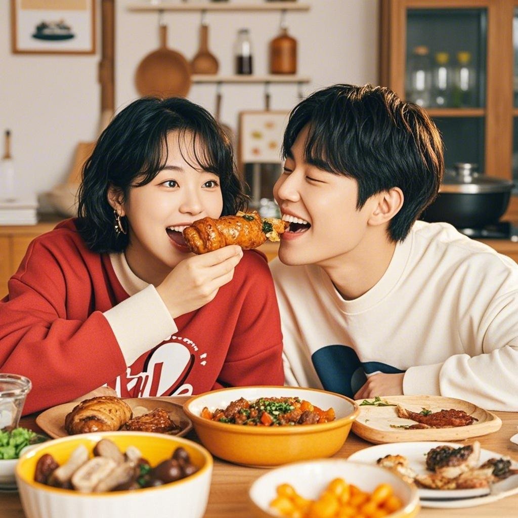 Park Na Rae and Kian84 sharing a fun moment on I Live Alone