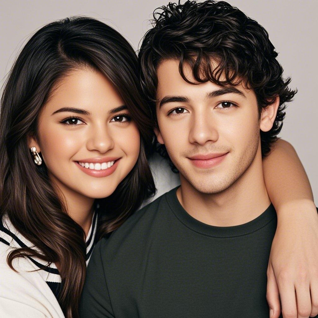 Selena Gomez and Nick Jonas during their Disney days