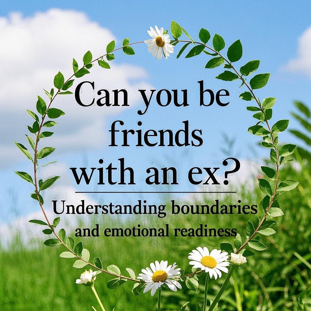 Can you be friends with an ex? Understanding boundaries and emotional readiness