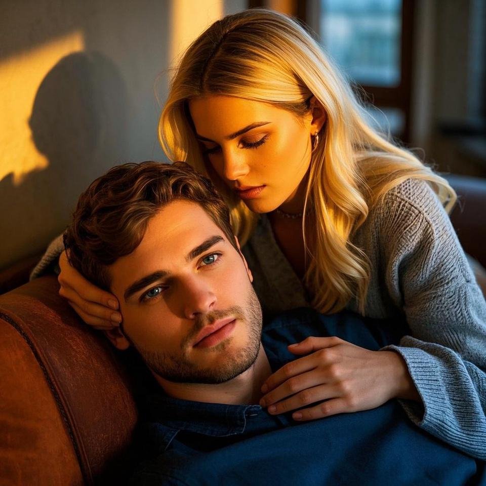 Comfort your sad boyfriend with patience and love.