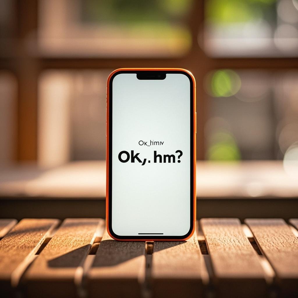 Understanding "Hmm okay" text message response