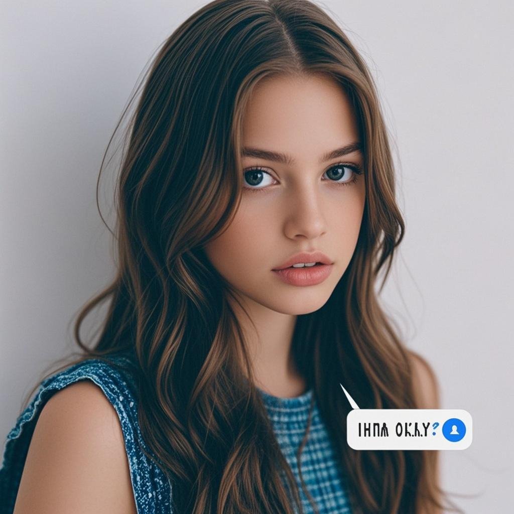 Girl says "Hmm okay" text message interpretation