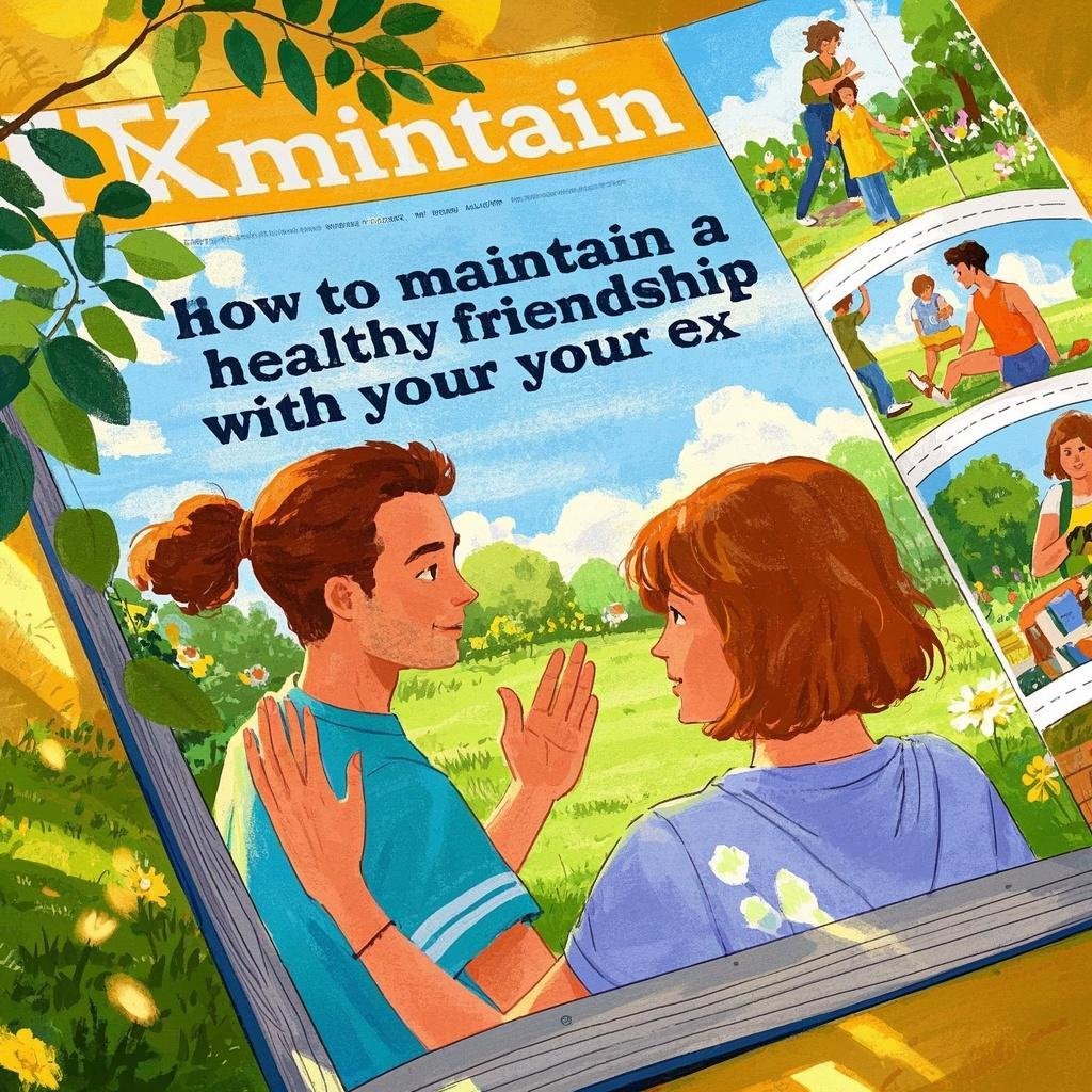 How to maintain a healthy friendship with your ex