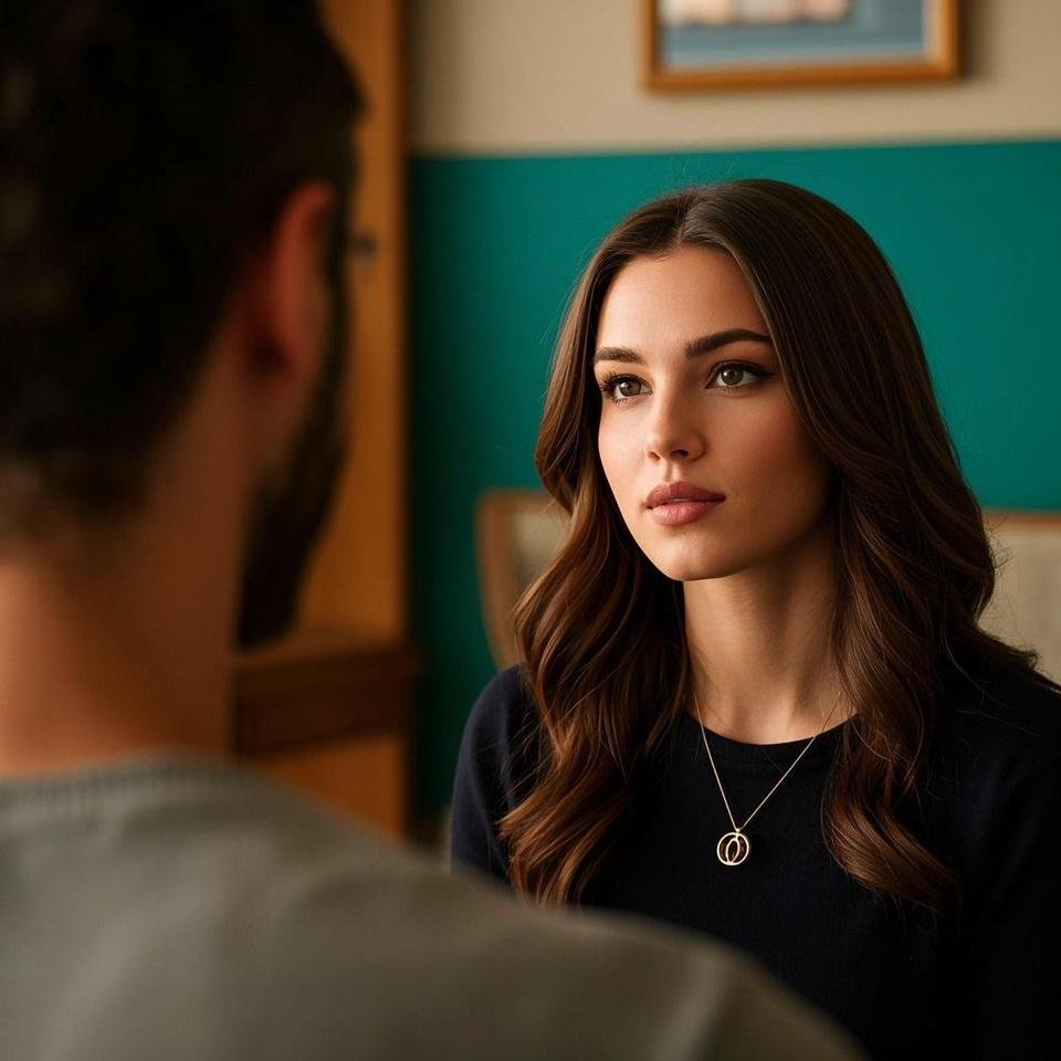Sapiosexual person enjoying an intellectual conversation with a partner